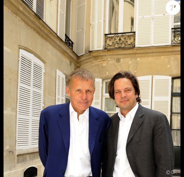 Patrick Poivre d'Arvor et son fils Arnaud réunis pour un déjeuner père/fils des plus prestigieux ...