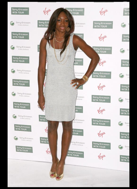 Venus Williams à la pré-soirée Wimbeldon organisée par Ralph Lauren le 17 juin à Londres