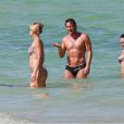 Francesco Totti en vacances à Miami avec sa femme Ilary Blasi