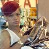 Rihanna, accompagnée de son bodyguard, fait ses courses à Los Angeles le 22 juin 2010