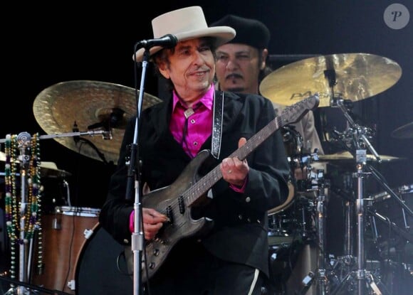 Bob Dylan en concert à Kent au Royaume-Uni, le 3 juillet 2010