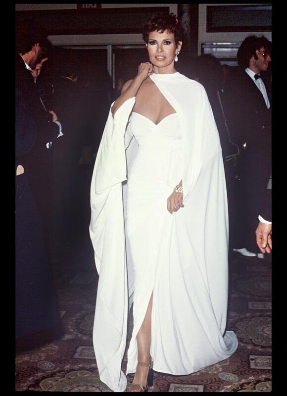 Raquel Welch lors de la Nuit des 100 stars en février 1985