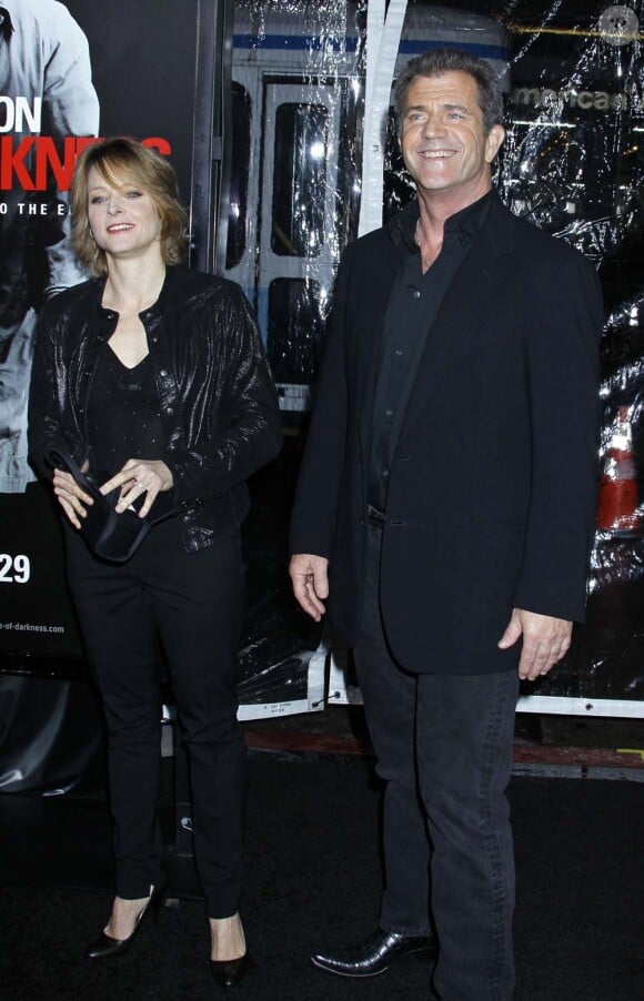 Mel Gibson et Jodie Foster, janvier 2010