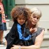 Heidi Klum à New York emmène ses enfants à un concert le 14 juilelt