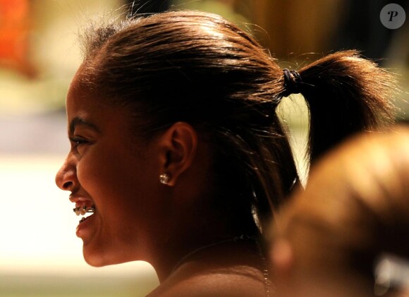 Malia Obama lors du spectacle de Elaine Stritch à la Maison Blanche le 19/07/10