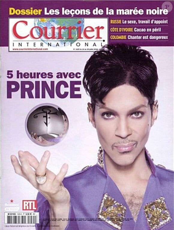 Prince propose son album 20ten gratuitement avec Courrier International (édition du 22 juillet, disponible jusqu'au 18 août dans la limite des stocks disponibles).