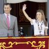 Letizia et Felipe d'Espagne en Espagne le 23 juillet 2010