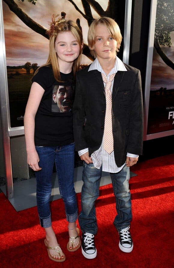 Morgan Lily et Ryan Ketzner, à l'occasion de l'avant-première de Flipped, qui s'est tenue au Cinerama Drome de Los Angeles, le 26 juillet 2010.