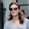 Leighton Meester sur le tournage de Gossip Girl, le 4 août 2010