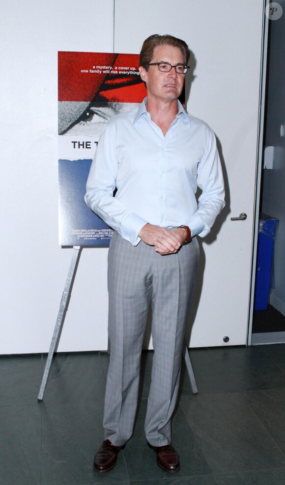 Kyle MacLachlan à la première de The Tillman Story, à New York. 9/08/2010