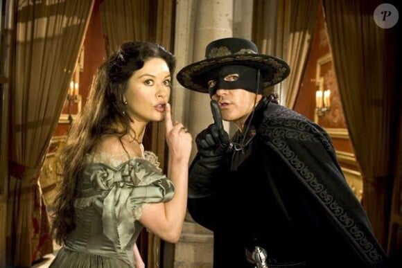 Antonio Banderas et Catherine Zeta-Jones dans La Légende de Zorro