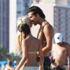 Shauna Sand accompagnée de l'une de ses filles et de son dernier toyboy en date à Miami le 16 août 2010