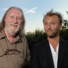 François Corbier et Pierre Souchon lors du festival DécOUVRIR à Concèze en Corrèze le 17 août 2010