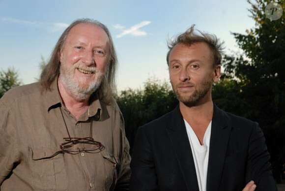 François Corbier et Pierre Souchon lors du festival DécOUVRIR à Concèze en Corrèze le 17 août 2010