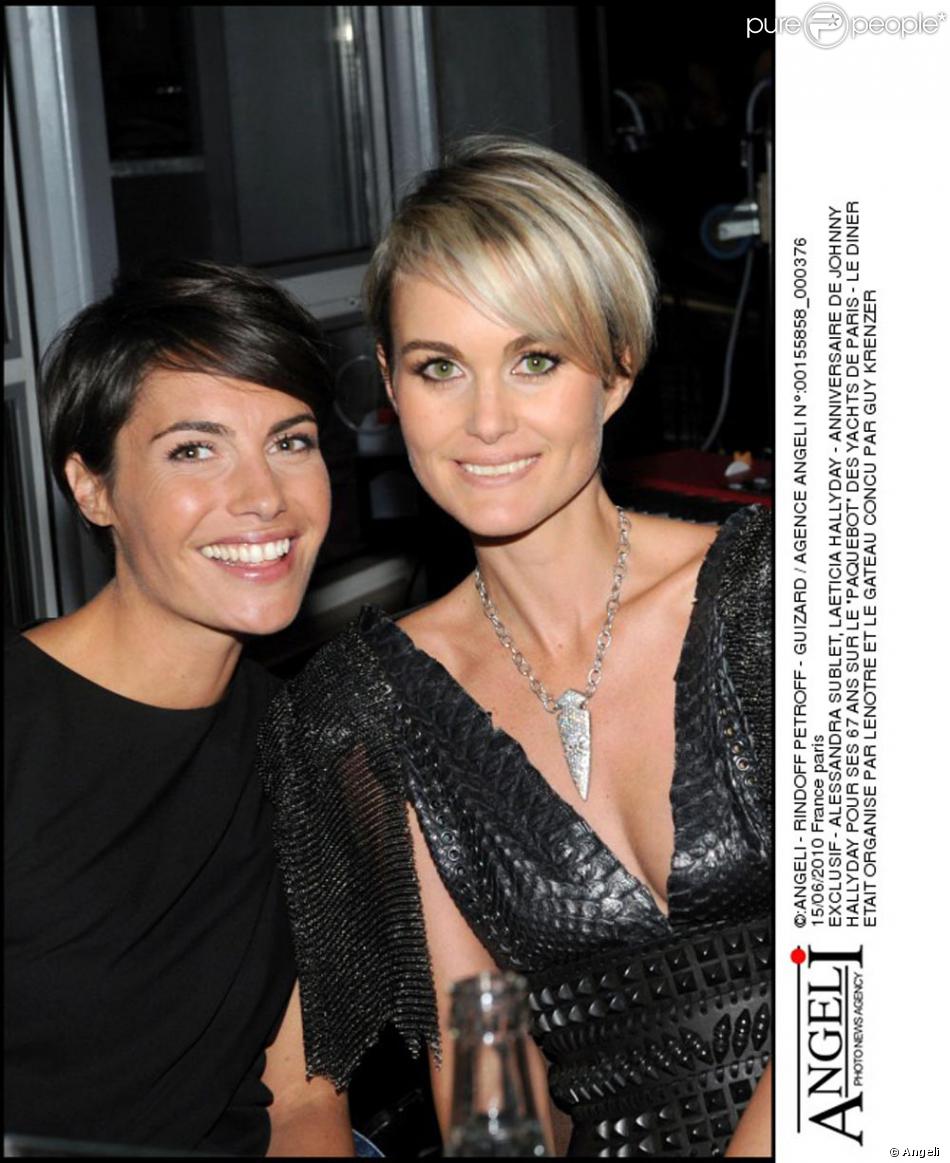 Alessandra Sublet Avec Laeticia A L Anniversaire De Johnny Le 15 Juin 2010 Purepeople