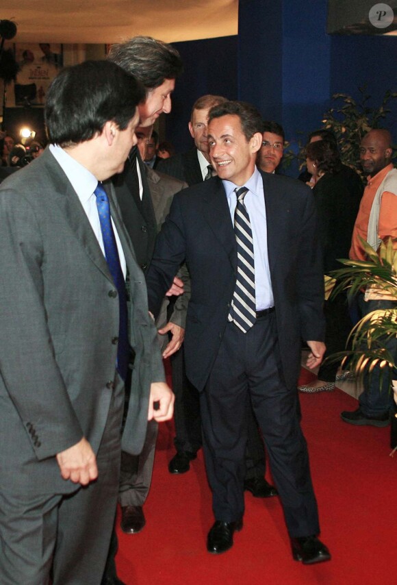 Patrick de Carolis et Nicolas Sarkozy