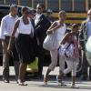 Barack Obama, sa femme Michelle, et leurs filles Malia et Sasha sont à Martha's Vineyard, dans le Massachusetts et se rendent à La Nouvelle-Orléans