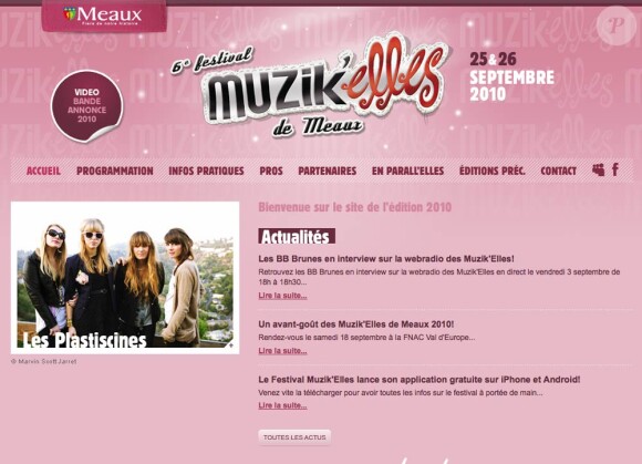 6e édition des Muzik'Elles de Meaux, les 25 et 26 septembre 2010.