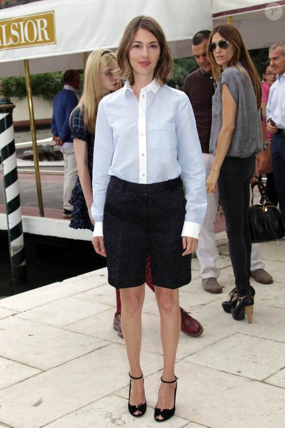 Sofia Coppola lors de son arrivée dans la Cité des Doges, pour la présentation de Somewhere à la 67e Mostra de Venise, le 3 septembre 2010.