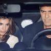George Clooney et son amie Elisabetta Canalis ont dîné au restaurant Ago à West Hollywood le 3 septembre 2010