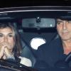 George Clooney et son amie Elisabetta Canalis ont dîné au restaurant Ago à West Hollywood le 3 septembre 2010