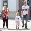 Gavin Rossale emmène ses fils faire du shopping, avec la nounou (1er septembre 2010 à Los Angeles)