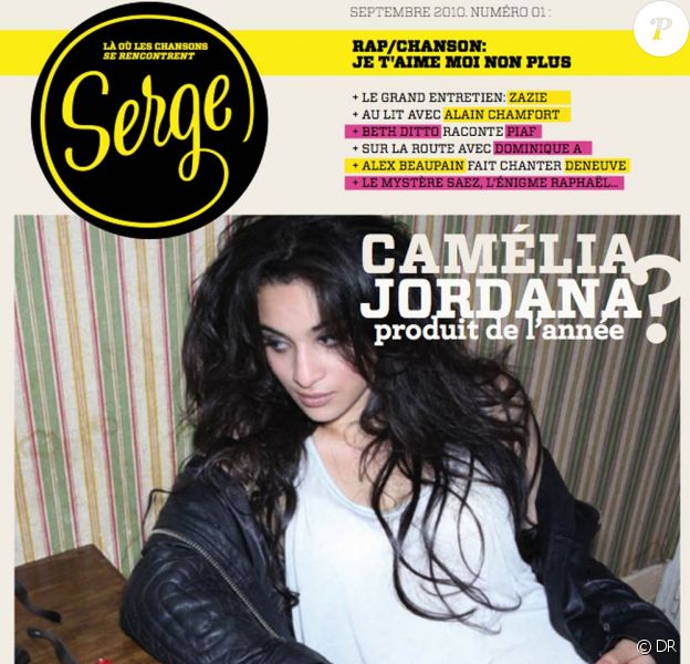 Serge, nouveau bimestriel consacré à la chanson française, entend dépoussiérer le traitement du genre. Camélia Jordana, révélation de Nouvelle Star, est la cover girl de son premier numéro, à paraître le 21 septembre 2010.