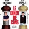 L'affiche du spectacle Le Dîner de cons avec Régis Laspales et Philippe Chevallier