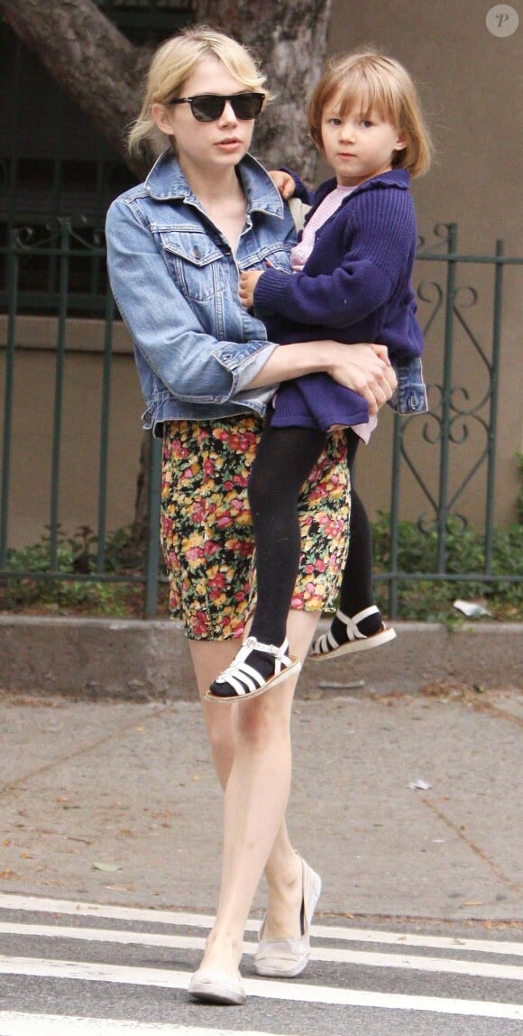 Michelle Williams et sa fille Matilda, 2009