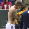 David Beckham, après six mois d'indisponibilité, a fait son retour sur le terrain le 11 septembre 2010 avec les Los Angeles Galaxy, disputant 15 minutes du match victorieux face à Colombus Crew.