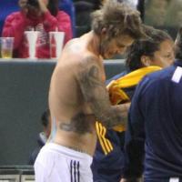 David Beckham, le retour du héros (et de ses tatouages), pendant que Ribéry travaille son coup de boule !
