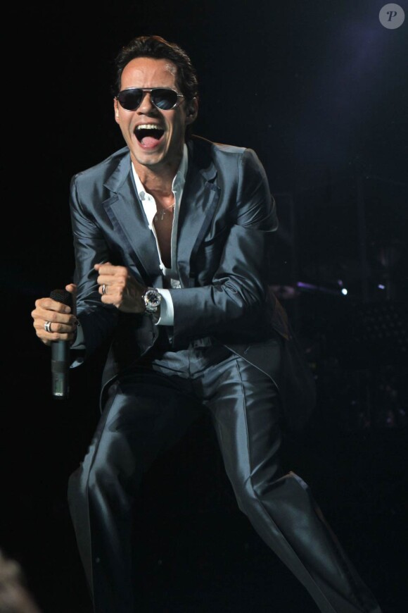 Marc Anthony en concert à New York, le 10 septembre 2010