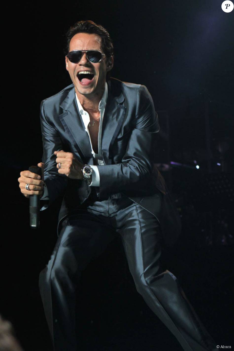 Marc Anthony en concert à New York, le 10 septembre 2010 Purepeople