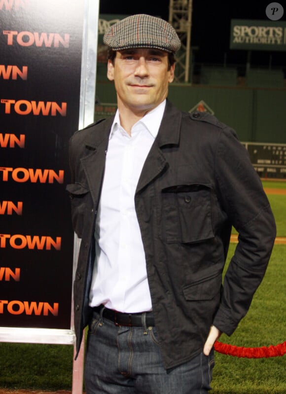 Jon Hamm lors de l'avant-première du film The Town à Boston le 14 septembre 2010