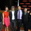 Chris Cooper, Rebeca Hall, Jon Hamm, Ben Affleck, Jeremy Renner et Blake Lively lors de l'avant-première du film The Town à Boston le 14 septembre 2010