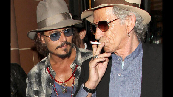 Johnny Depp et Keith Richards : Deux pirates qui se ressemblent... comme père et fils !