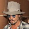 Johnny Depp a dîné au restaurant avec Keith Richards le 15 septembre 2010 à Londres