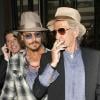 Johnny Depp et Keith Richards sont allés au restaurant le 15 septembre 2010 à Londres