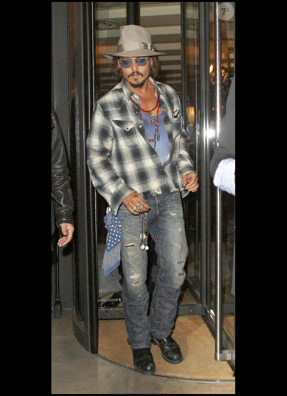 Johnny Depp et Keith Richards sont allés au restaurant le 15 septembre 2010 à Londres