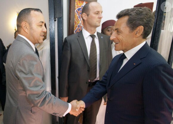Nicolas rencontre le roi du Maroc, Mohammed VI, au Sommet sur les Objectifs du Millénaire pour le Développement, à New York. 20/09/2010