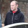 Le footballeur Wayne Rooney tourne l'émission Street Striker diffusée sur Sky1, ce mercredi 23 septembre.