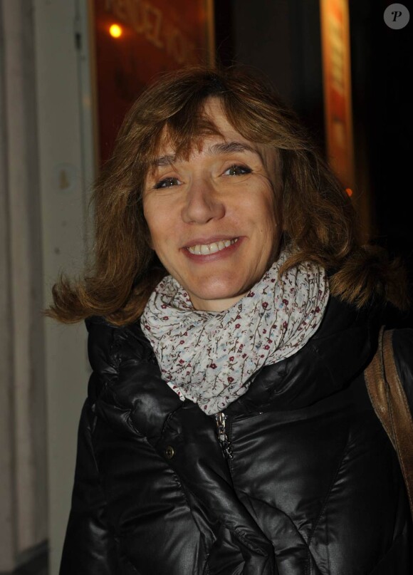 Virginie Lemoine lors de l'avant-première de la pièce Rendez Vous au Théâtre de Paris à Paris le 27 septembre 2010