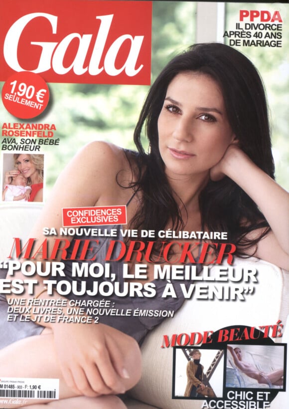 Marie Drucker en couverture de GALA