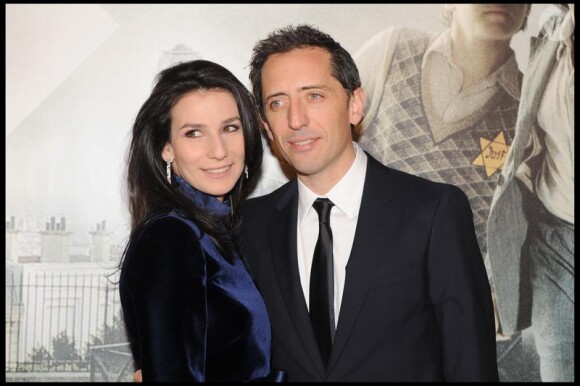 Marie Drucker et Gad Elmaleh en mars 2010 lors de l'avant-première de la Rafle