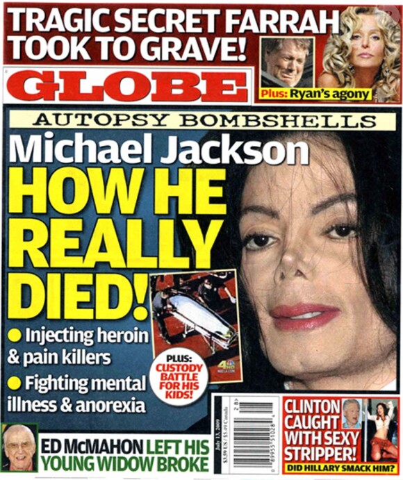 Michael Jackson dans Globe Magazine