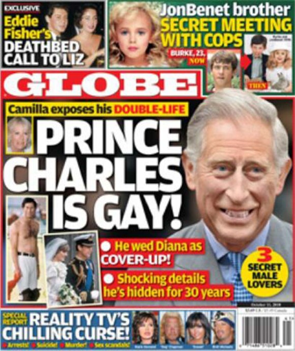 Le prince Charles dans Globe Magazine