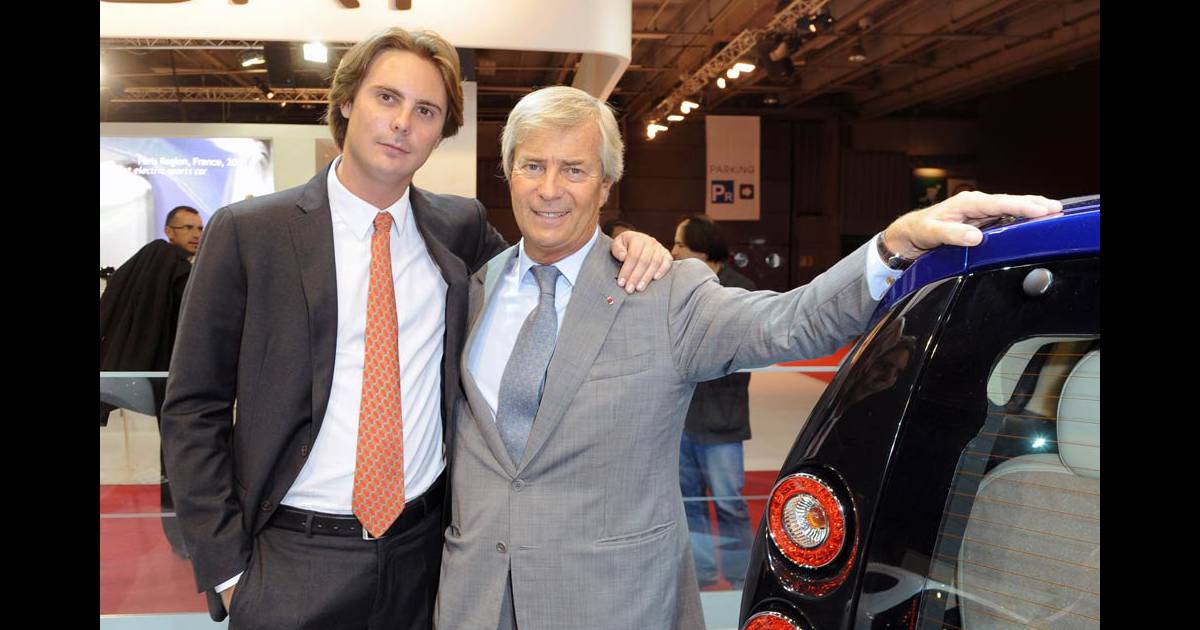 Vincent BollorÃ© et son fils Cyrille Ã  l'occasion de l