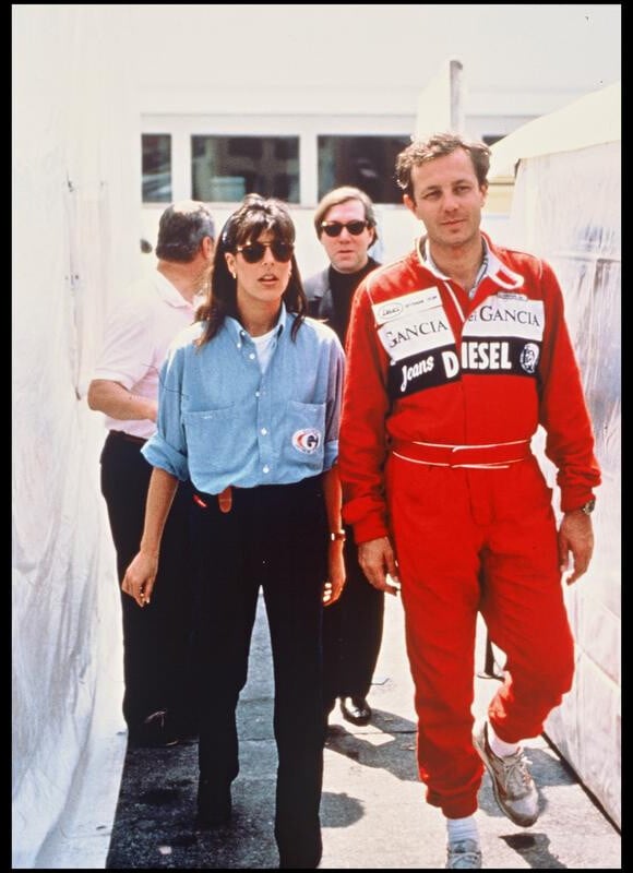 Stefano Casiraghi et Caroline de Monaco en 1989
