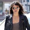 Michelle Rodriguez : Slim brut, lunettes aviateurs, et perfecto en cuir... Un look simple mais efficace !