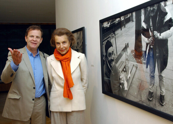 Liliane Bettencourt en compagnie de son ancien ami François-Marie Banier